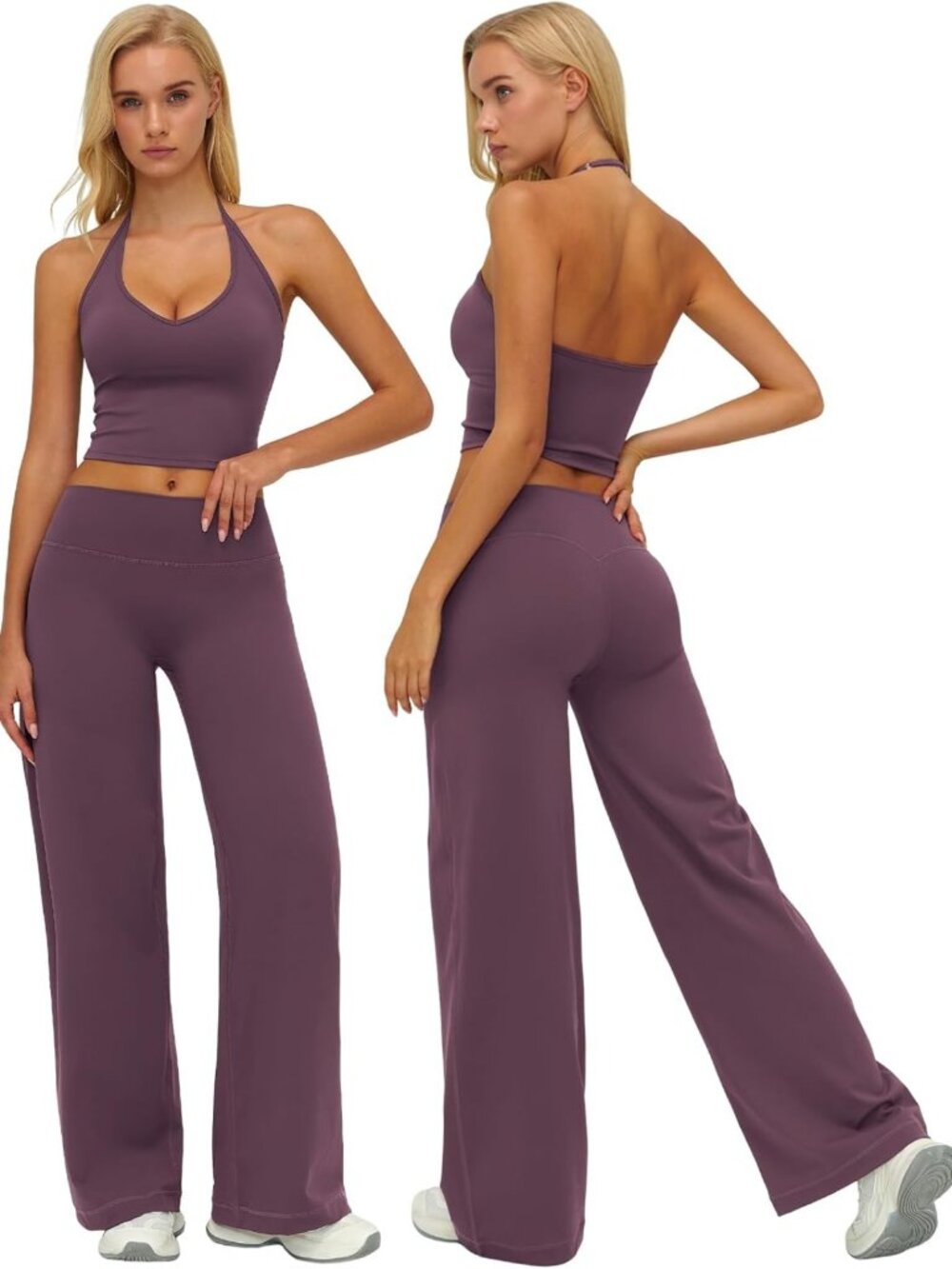 Stylish Women's Two-Piece Workout Set | Matching Gym Yoga & Pilates Outfit
